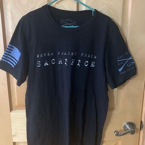 Grunt Style Black 'Never Forget Their Sacrifice' Tee